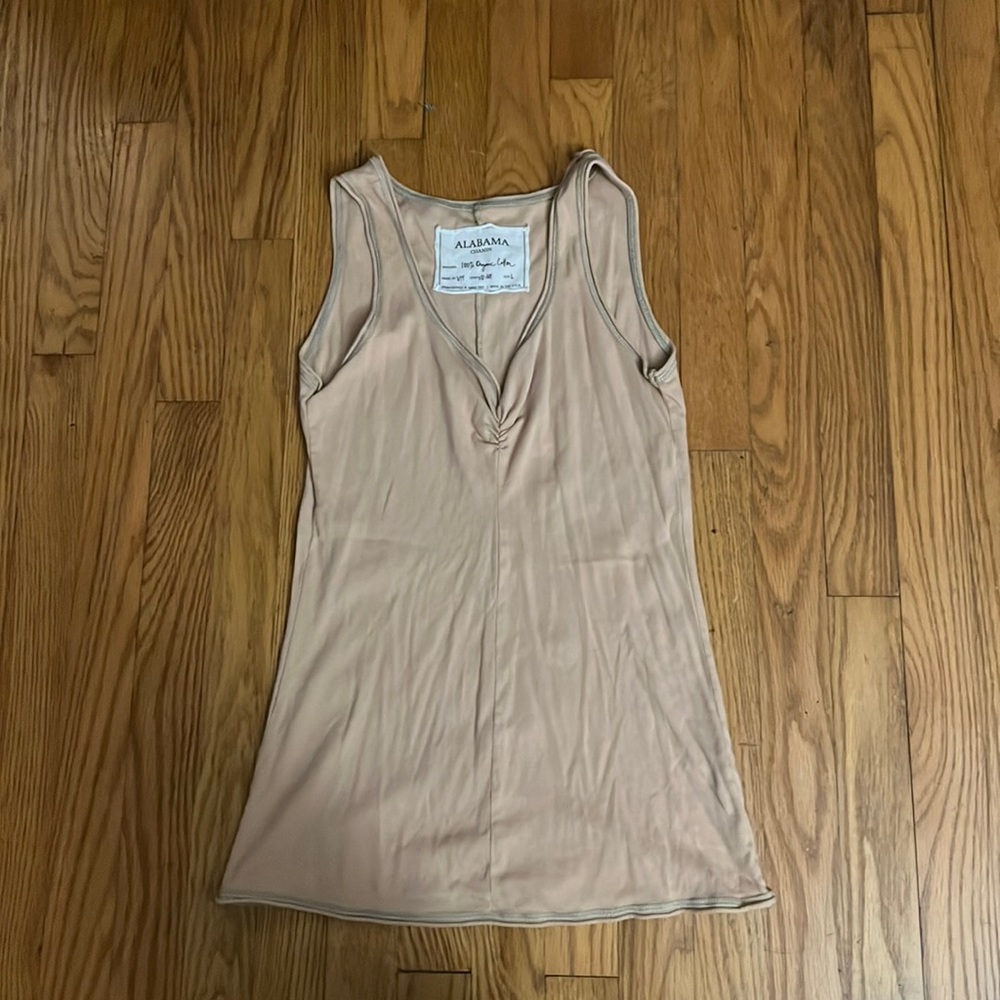 Alabama Chanin v-neck tank